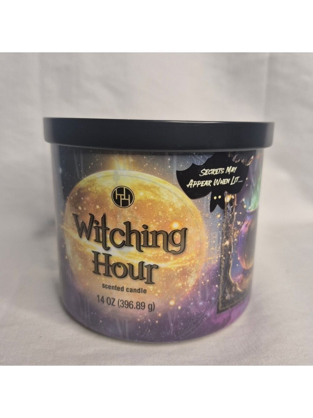 Witching Hour Scented Candle - Black and Purple